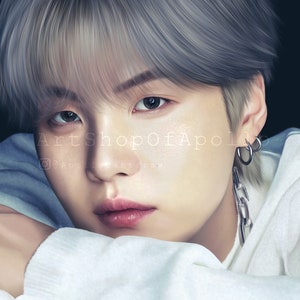 Yoongi Birthday Art Print - BTS Suga