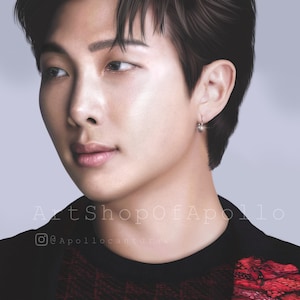 BTS Namjoon Kunstdruck - BTS RM
