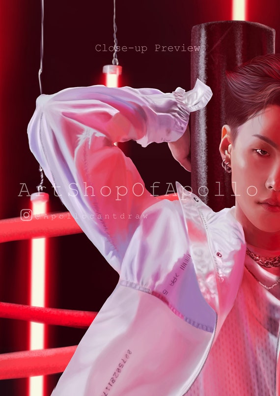 BTS Suga Art Print - MOTS ON:E - Shadow - Etsy