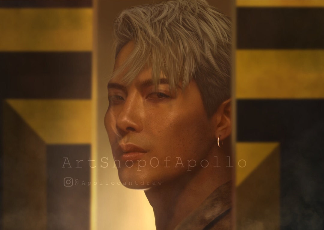 Jackson Wang blow Art Print GOT7 Jackson Etsy