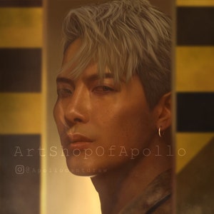 Jackson Wang "Blow" Art Print- GOT7 Jackson