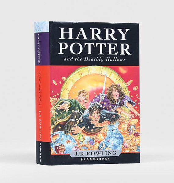 J K Rowling – Harry Potter and the Deathly Hallows – First UK