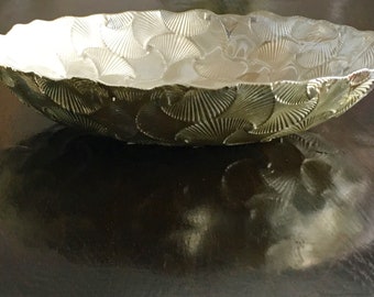 Art Deco, Overlay Glasschale. Dekoratives Glas Art deco (c.1908 bis 1935)