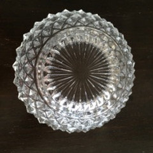 Victorian, Antique. 19th Century Cut Crystal Bowl. antique glassware