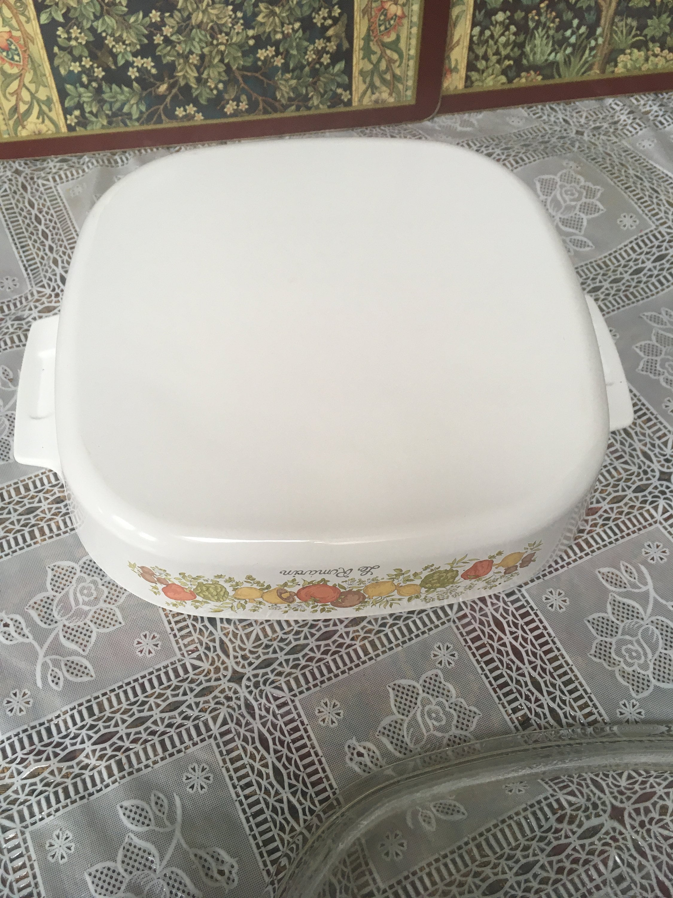 Set of Corning Ware Casserole Dish With Lid Set of Corning Ware Casserole Dishes Stamped Corning