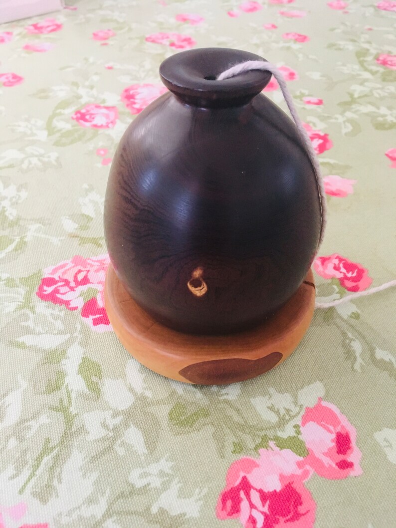 Vintage String Dispenser, Walnut String Dispenser, Retro String