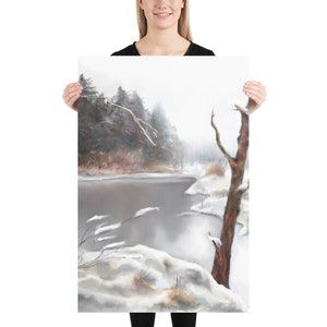 Cartel de Bosque Congelado
