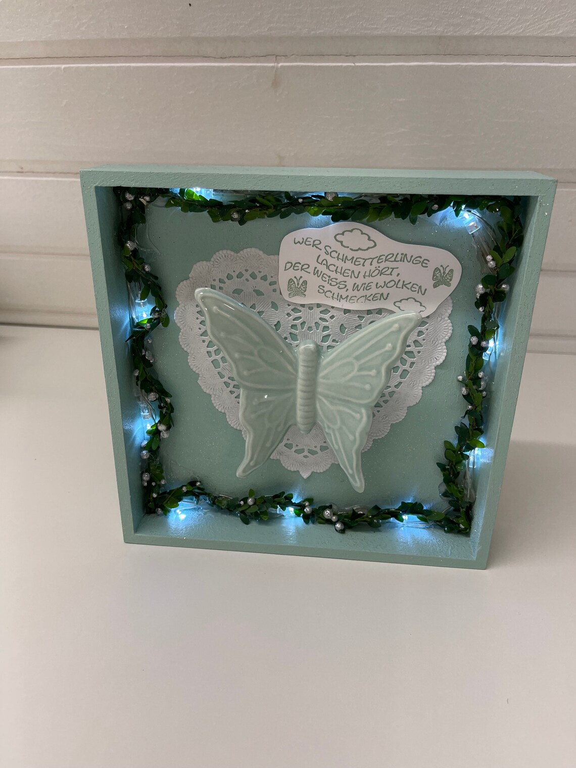 Shadow Box With LED Lighting Wooden Frame With LED Light Etsy UK