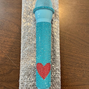 Sabrina Prop Fake Microphone - emails i can't send, Short N Sweet, Man's Best Friend Tour Concert Accessory - Carpenter Heart Kiss Paw Mic image 3