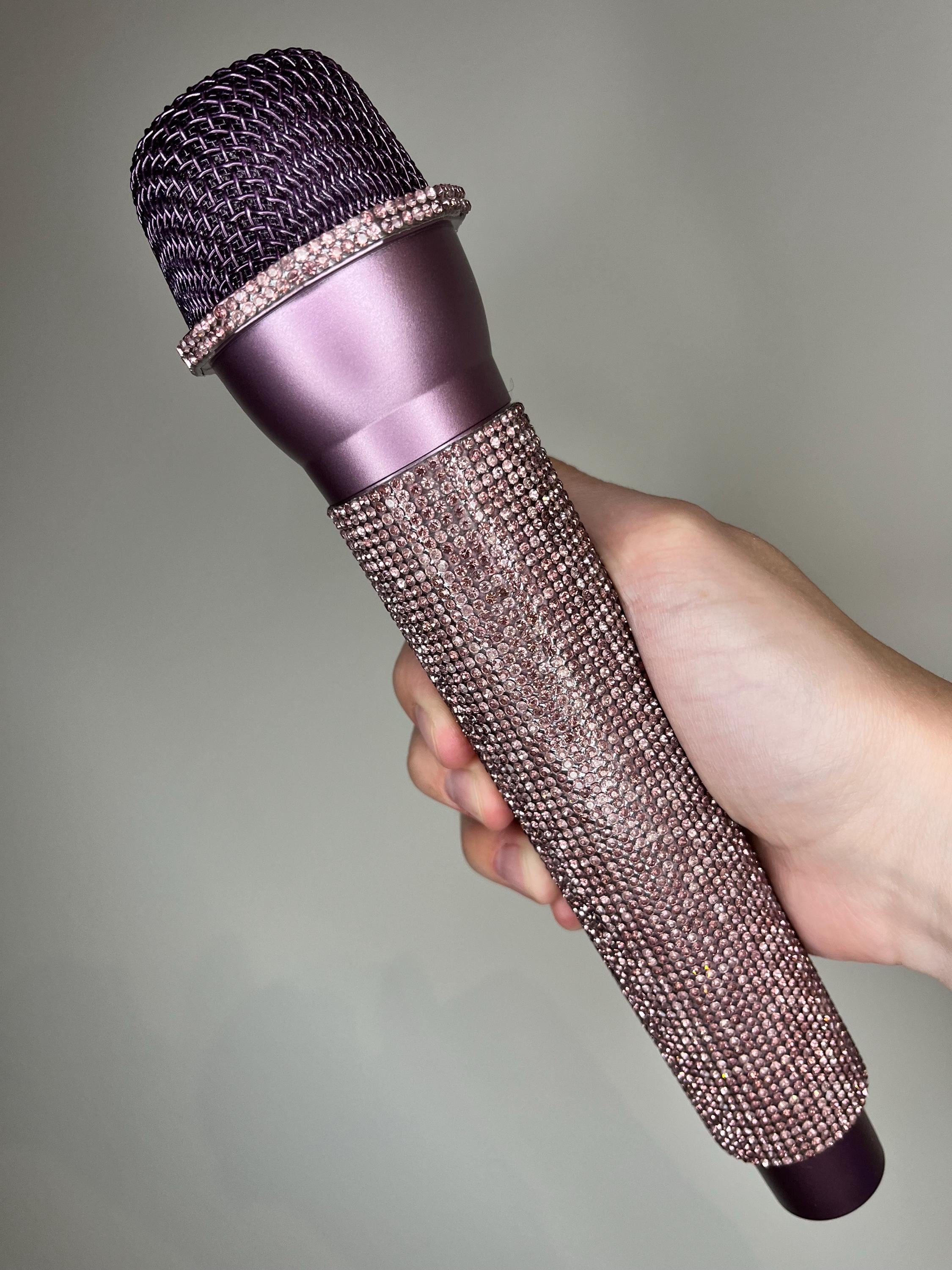 Microphone factice en plastique pour podcast, accessoire de jeu, jouet en vrac pour l'entraînement