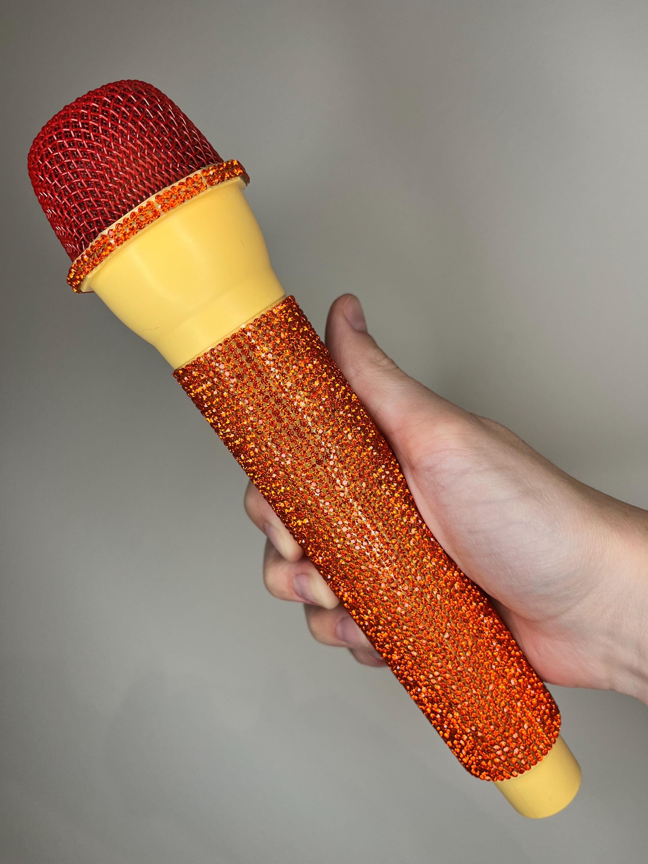 2 Microfoni Finti Per Foto E Feste – Accessori Giocattolo In Plastica Per Karaoke, Giochi Di Ruolo E Bomboniere - 6