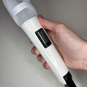 Sistema de micrófono inalámbrico profesional con envoltura de vinilo o panel lateral: ¡micrófono para karaoke, presentaciones y mucho más!