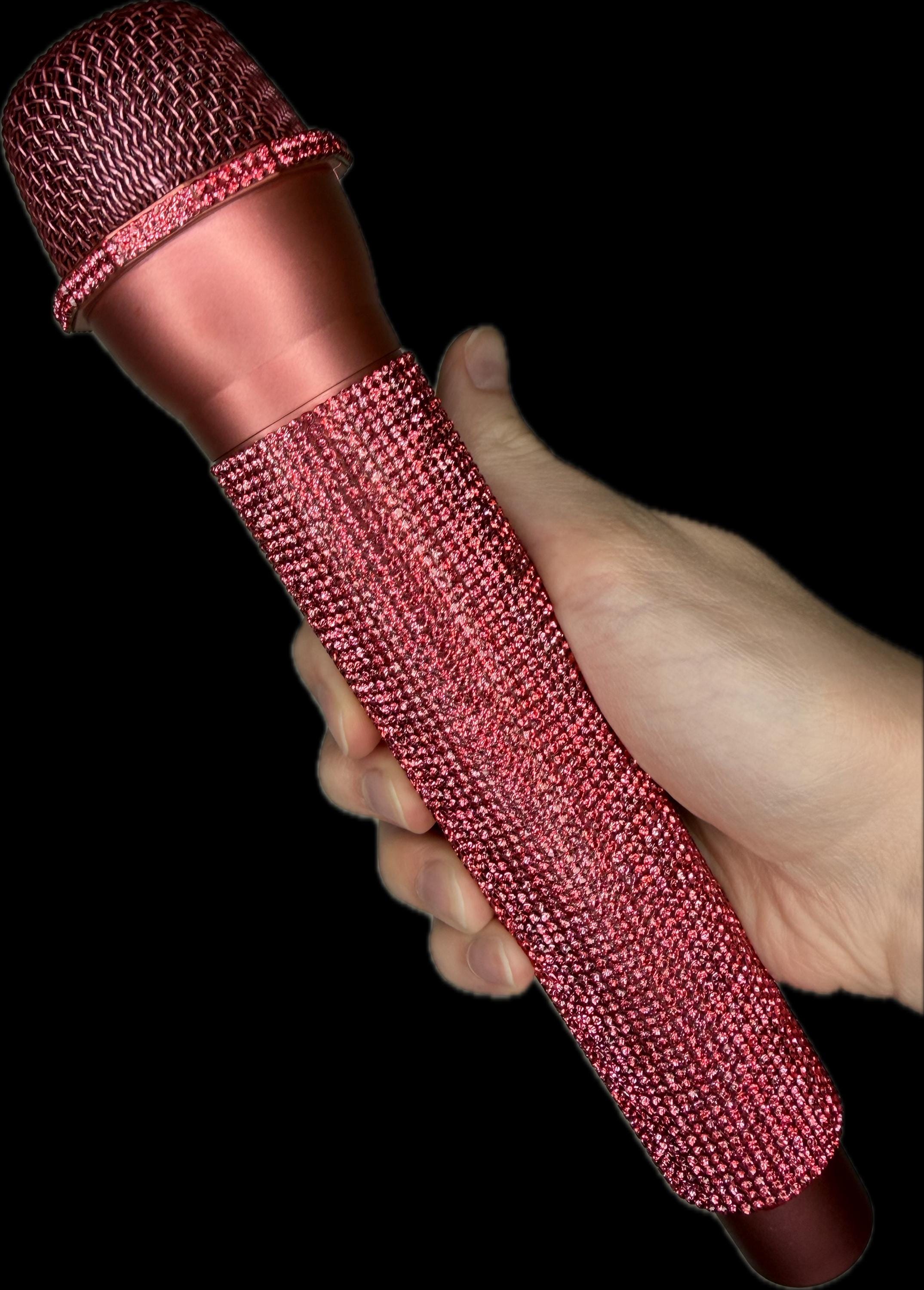 Microphone Factice Doré En Plastique Robuste – Accessoire Cosplay Réaliste Pour Jeux De Rôle, Scène Et Animations