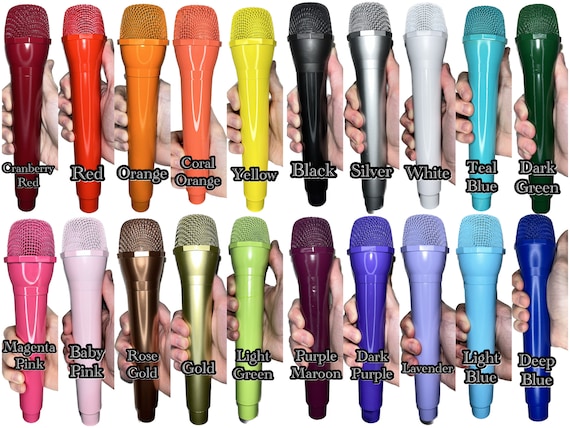 Confezione Da 2 Microfoni Finti Giocattolo Per Bambini – Accessori Per Foto, Karaoke, Costumi E Feste