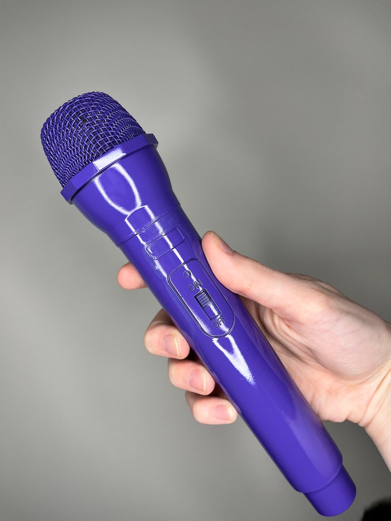 Prop Microphones Concert/Festival Tour Fake Mic Cosplay Accessory Toy for Costumes and Photos Music Singer Popstar image 3