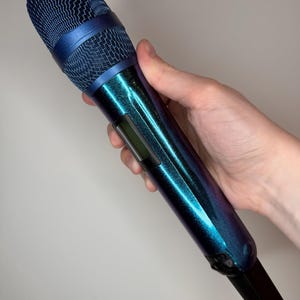 Sistema microfonico wireless professionale con rivestimento in vinile o pannello laterale: microfono per karaoke, spettacoli e altro ancora!