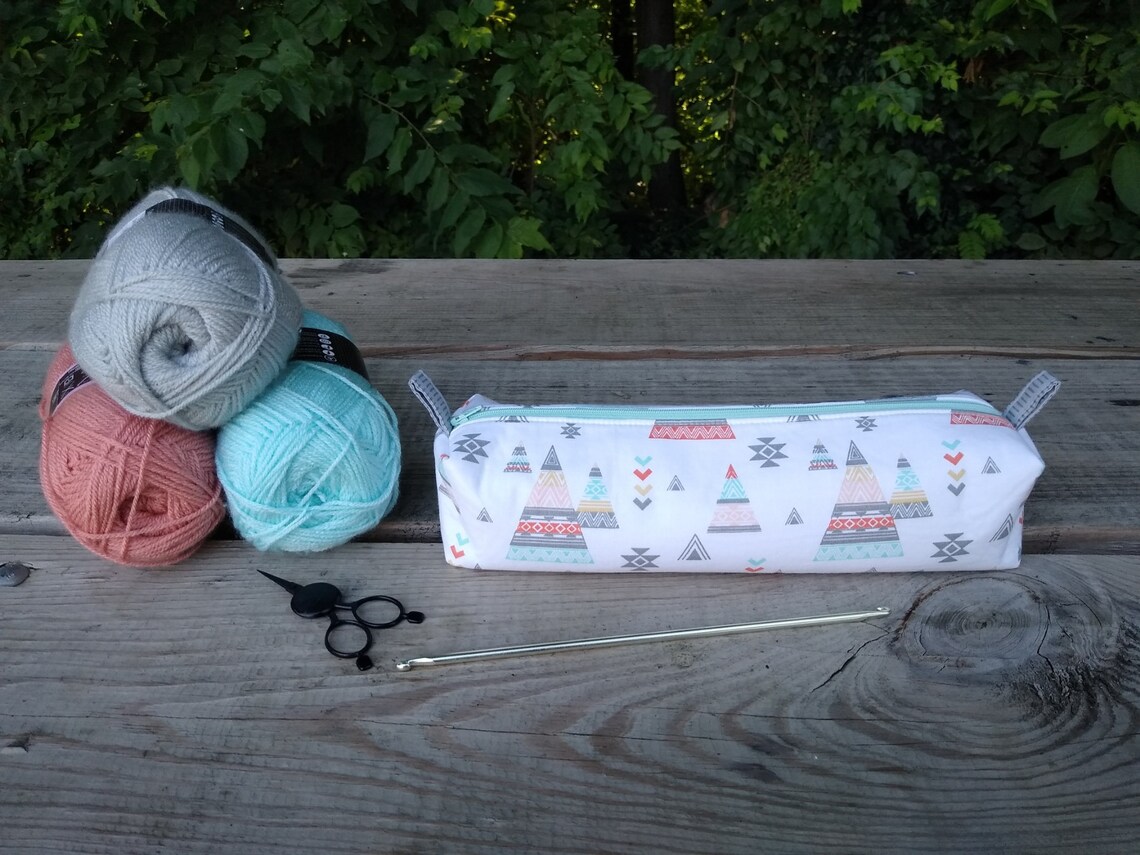 12 Knitting Needle Pouch Etsy