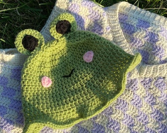 Original Frog Crochet Bucket Hat