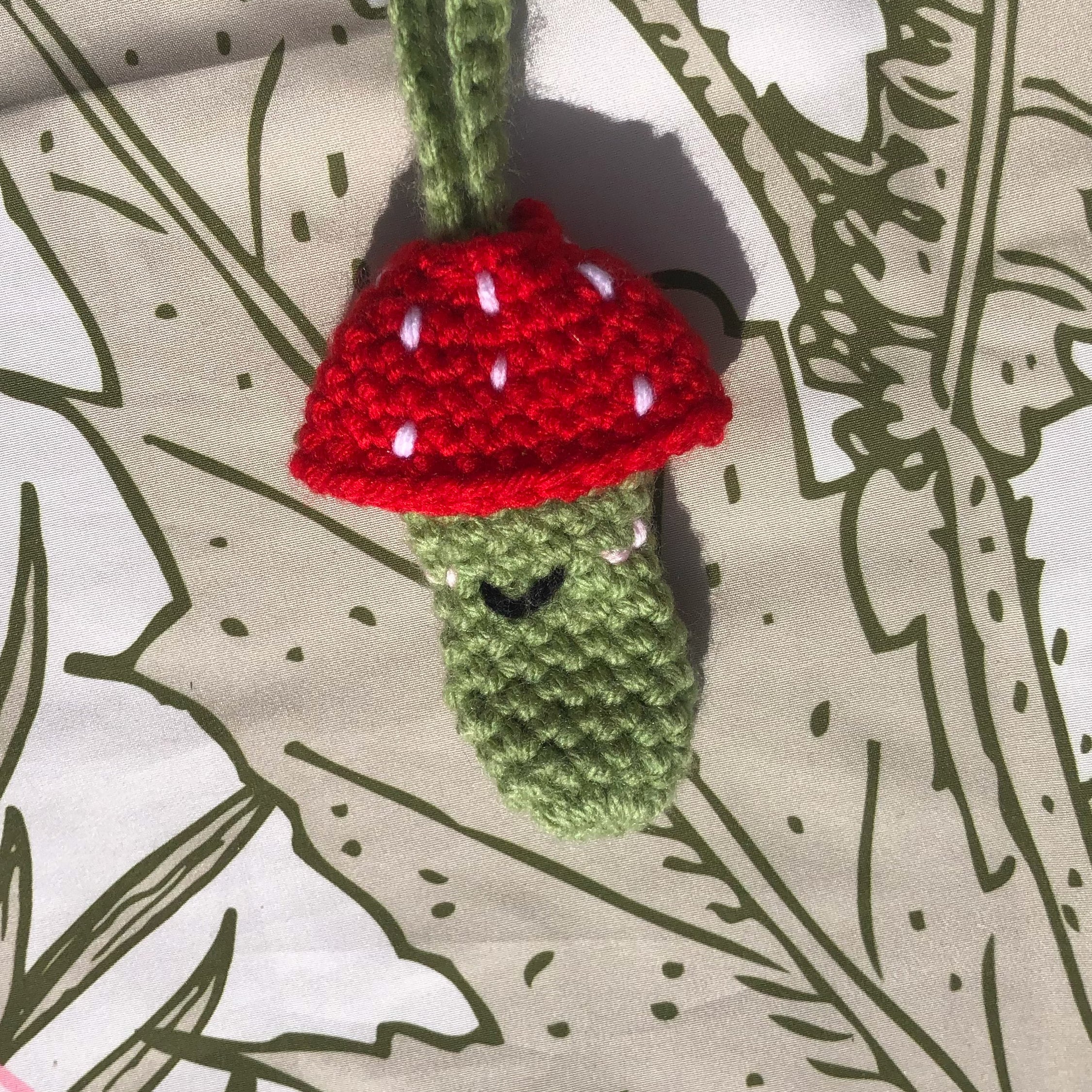 Strawberry Frog Keychain Lighter/Chapstick Holder Crochet Etsy