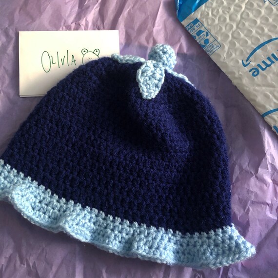 Wild Blueberry Crochet Bucket Hat | Etsy