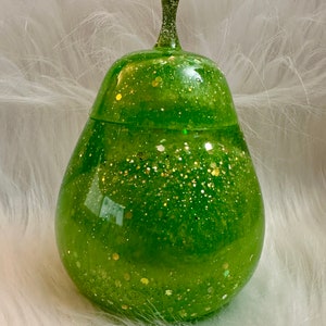 Gorgeous Pear Trinket Jar