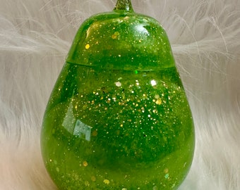 Gorgeous Pear Trinket Jar