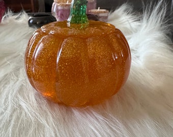 Glittery Pumpkin Jar!