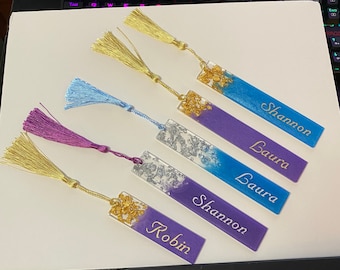 Bling Bookmarks; Personalized