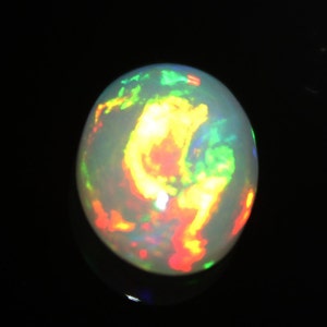 Qualità naturale Ethiopian Opal Cabochon 1 carato Dimensioni 9x7x3 MM Ottobre Birthstone Calibrato Dimensioni grande opale Fare gioielli