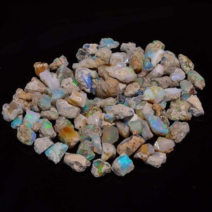 Opale ruvido / Naturale Multi Fuoco ruvido / Gioielli che fanno pietra / Opale rough Lot / Opale grezzo / Materia prima / Minerali / Lotto ruvido / Cristallo grezzo