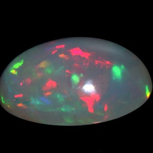 Cabochon opale etiope naturale al 100% 3.80 carati October Birthstone Calibrated Size 14x10x5 MM Big Opal Making Jewelry