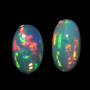 10 MM Cabochon opale etiope 2.10 carati ottobre Birthstone Calibrated Size Big Opal Making Jewelry