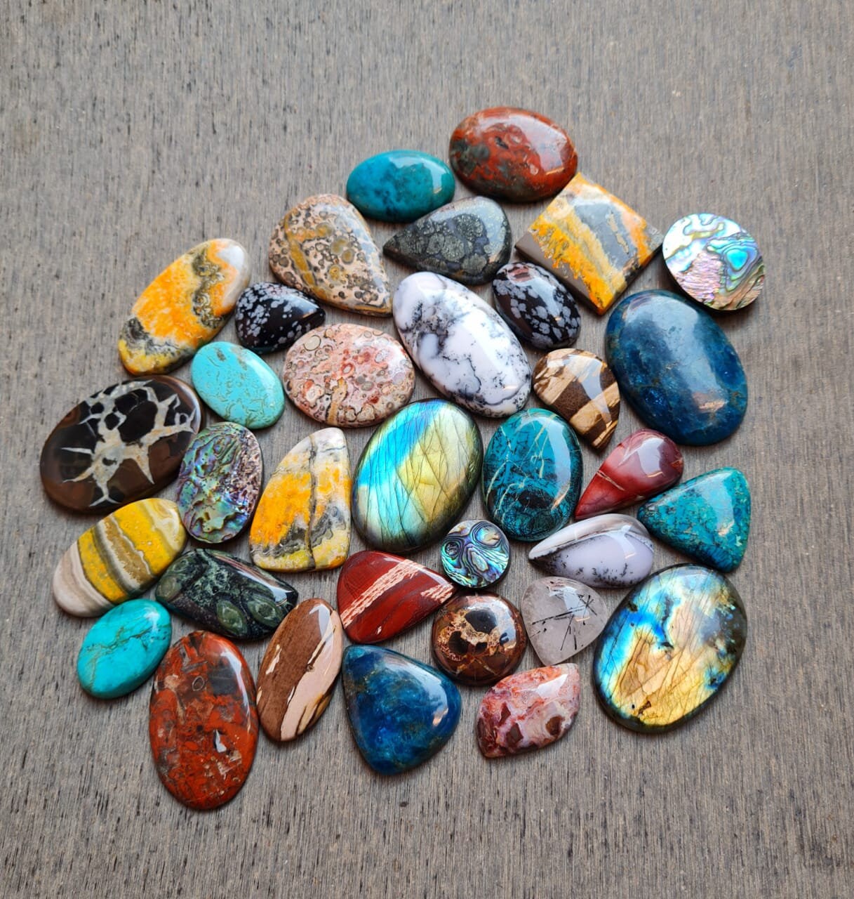 Wholesale Mix Lot, Natural Gemstone Cabochon, All Jasper