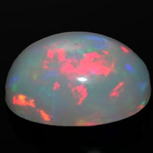 Cabochon opale etiope Dimensioni 12x9x5 MM 2.80 Carati Ottobre Pietra di nascita Dimensione calibrata Grande opale Fare gioielli