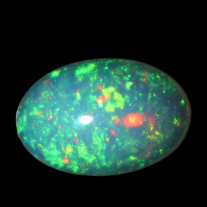 Queen Quality Ethiopian Opal Cabochon 1.40 Carati Ottobre Birthstone Calibrato Dimensioni 10x7x4 MM Big Opal Making Jewelry