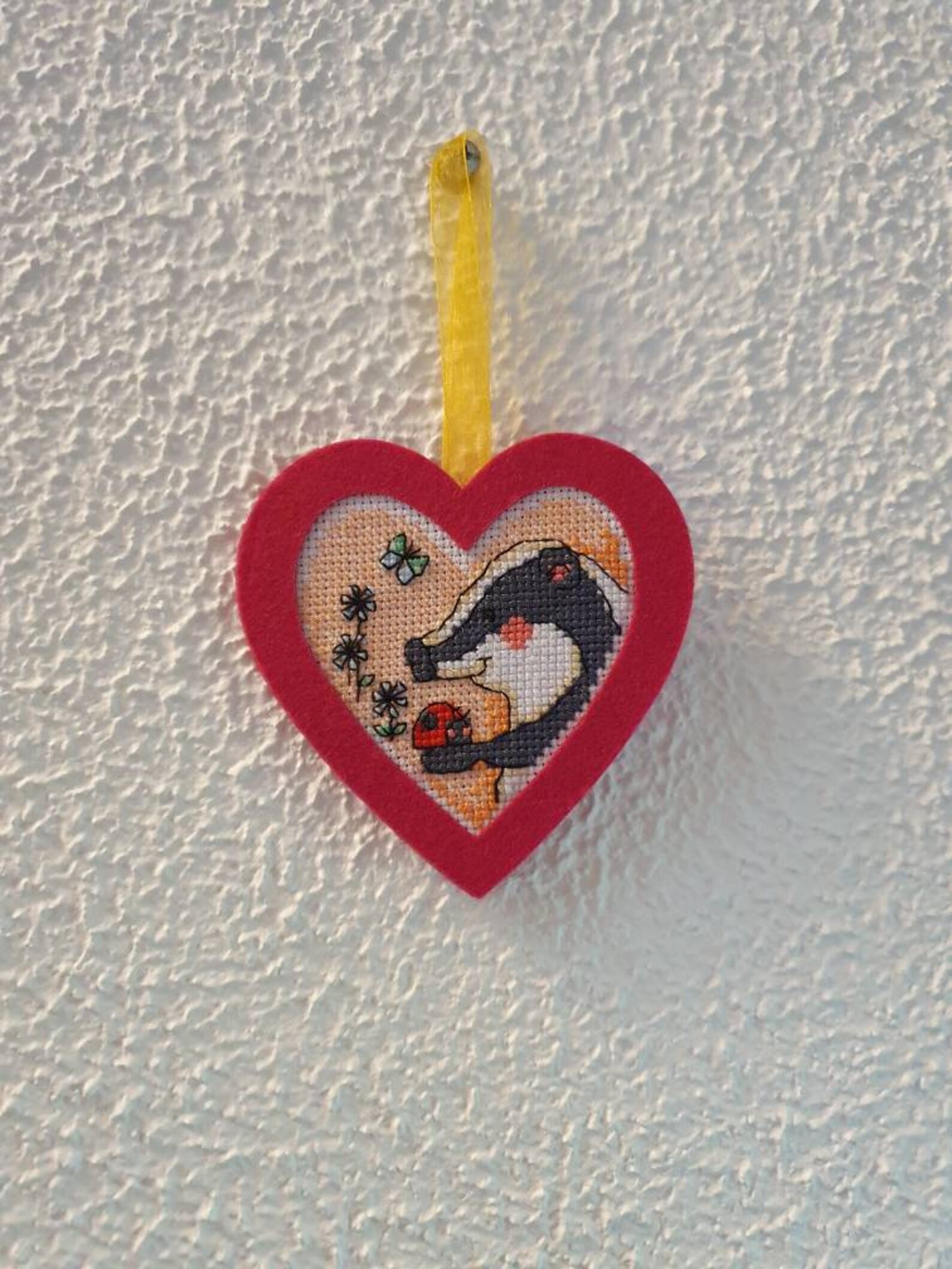 Pretty Hand Made Cross Stitch Wall Art / Home Decor Etsy UK