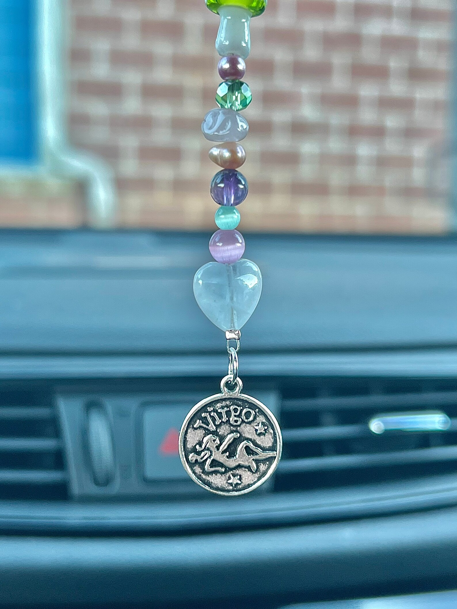 Aaliyah zodiac Sign Car Charm Rearview Mirror Accessory Etsy
