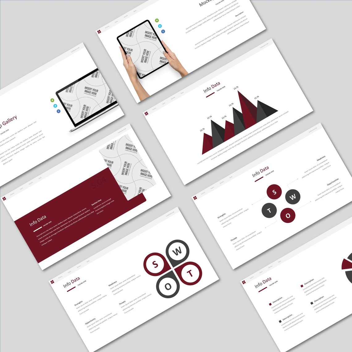 Canva Powerpoint Templates Qiumant Design Theme Google Slide | Etsy