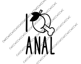 I Love Anal Bumper Sticker - Etsy