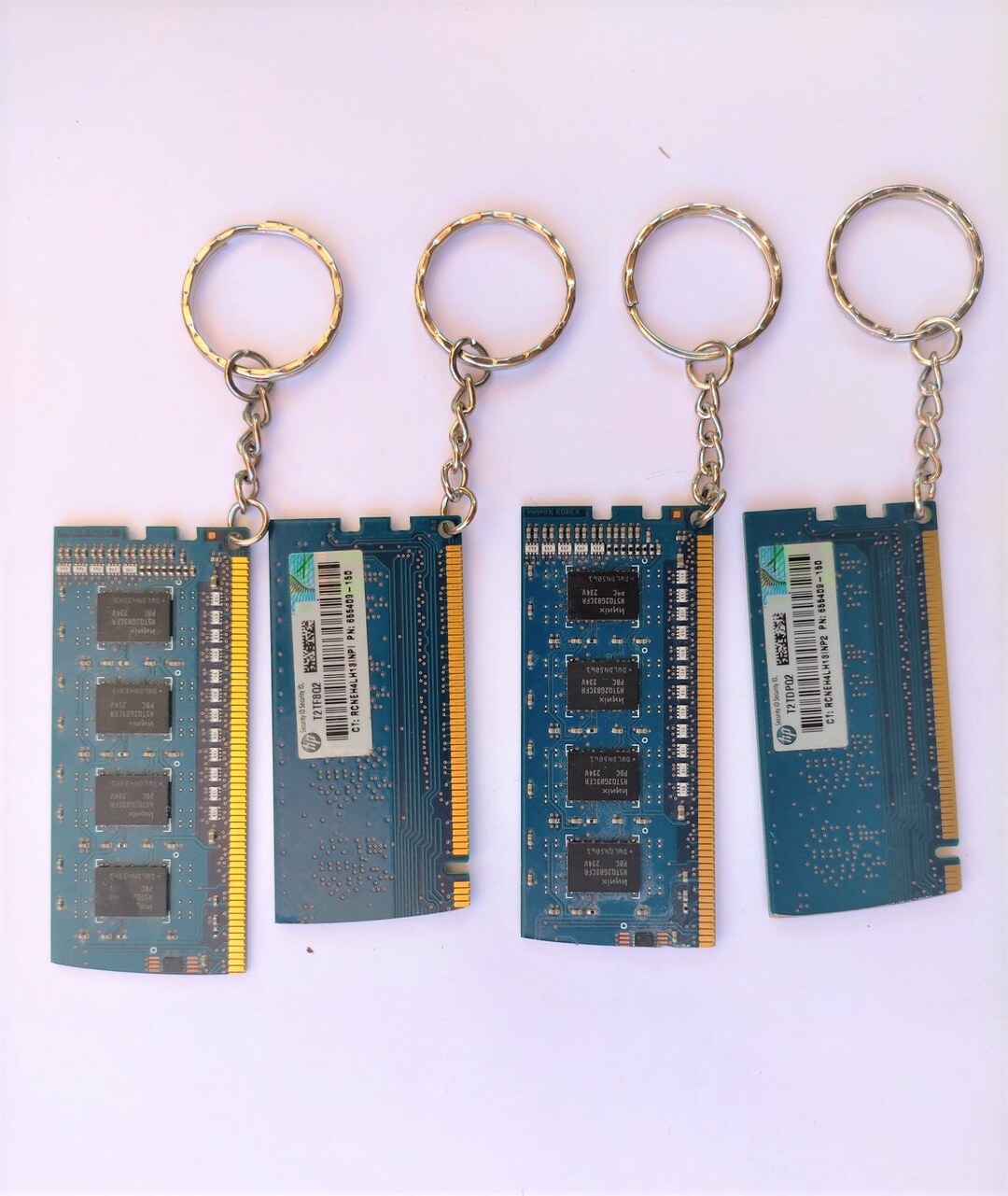 Blue Computer RAM Keyring - Etsy