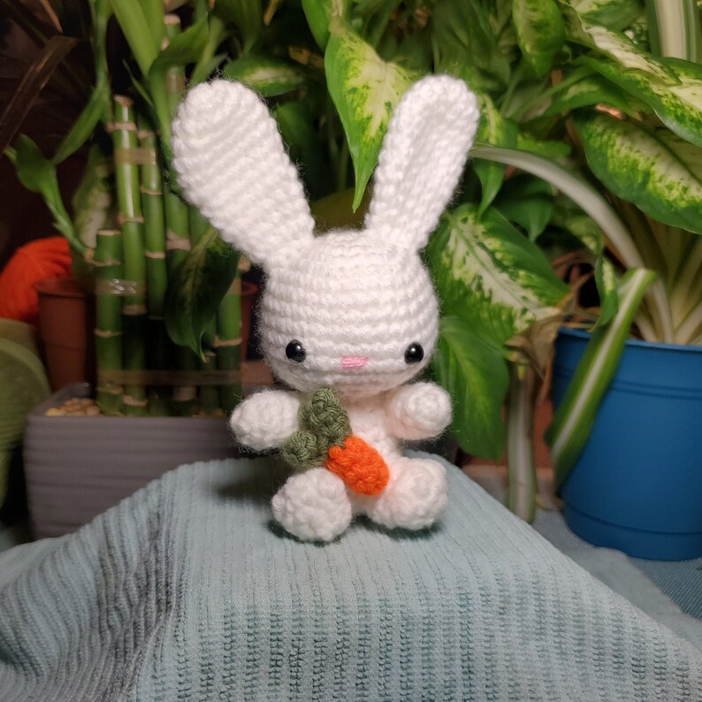 Crochet Amigurumi Bunny.