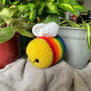 Pride Crochet Bees