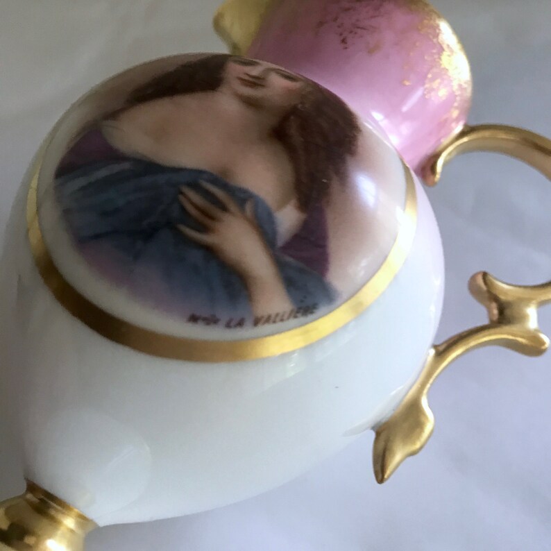 Antique AK Limoges France 18801890 French Portrait Ladies Tea Etsy