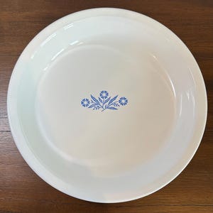 Corning Ware Blue Cornflower 9 inch Pie Plate, Vintage, P-309