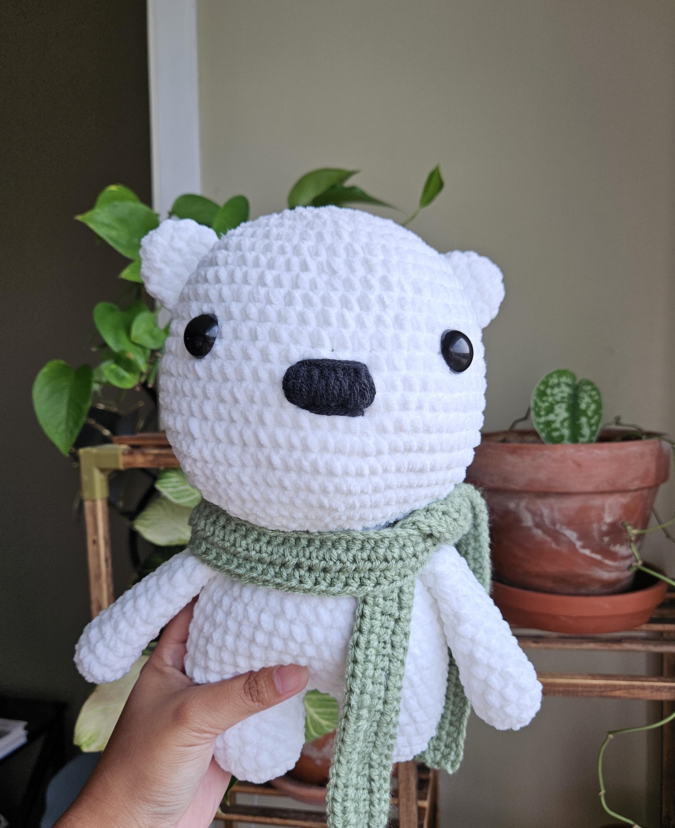 Junior Mint Polar Bear Stuffed Animal - Etsy