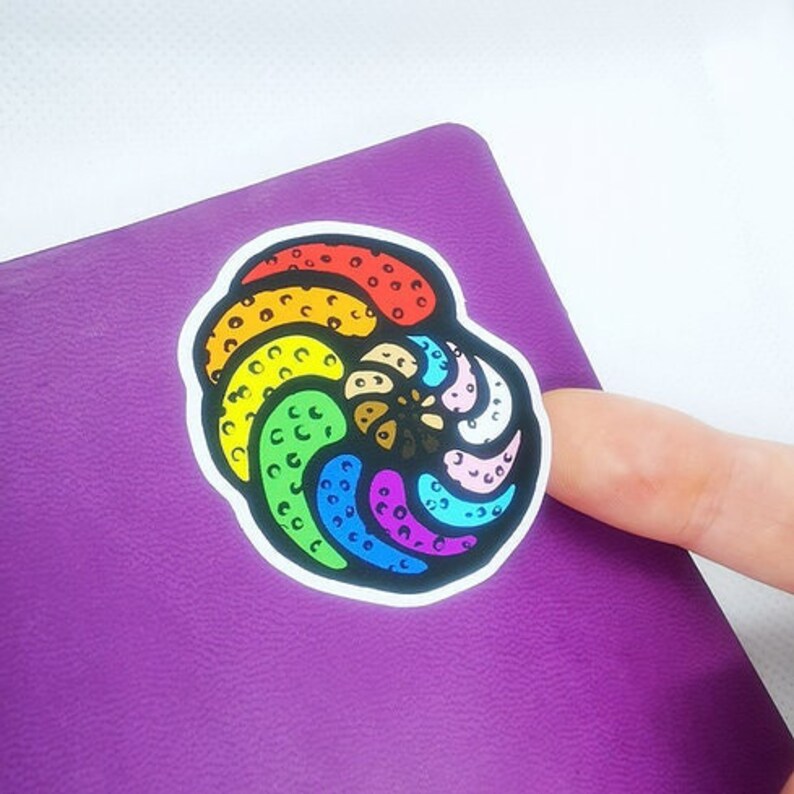 Queeraminifera Pride Flags Foraminifera Stickers image 1