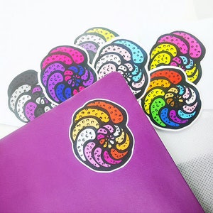 Queeraminifera Pride Flags Foraminifera Stickers image 3