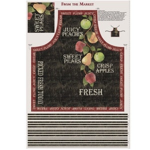 Wilmington Prints ~ FROM THE MARKET ~ 30&quot; Apron Panel