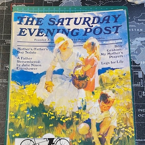 Saturday Evening Post loose pages - Junk Journal, Ephemera, Scrapbooking - Ready to Use