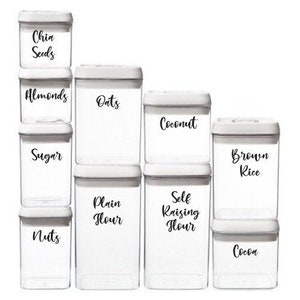 Pantry Personalised Labels 25 pack | Etsy